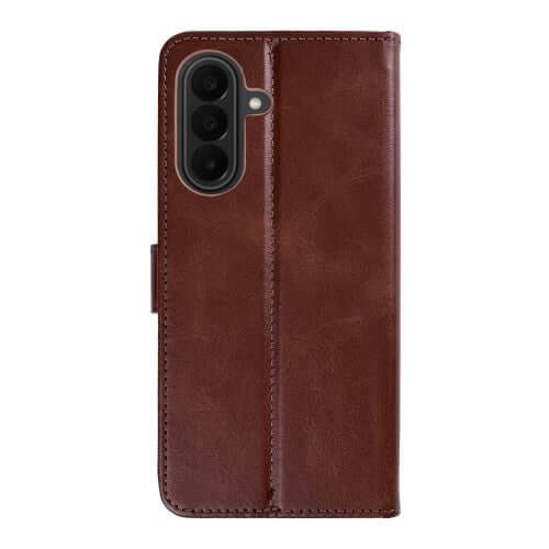 Rixus Bookcase für Samsung Galaxy A27 – Braun