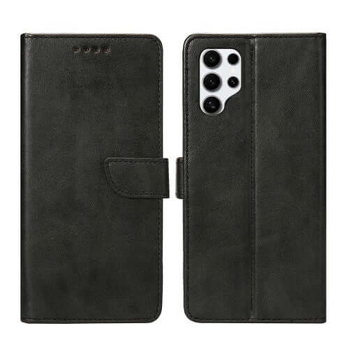 Rixus Bookcase für Samsung Galaxy S25 Ultra – Schwarz
