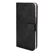 Rixus Bookcase für Samsung Galaxy S25 Edge – Schwarz