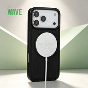 Wave MagSafe-Hülle mit Geldbörse iPhone 12 / 12 Pro - Schwarz