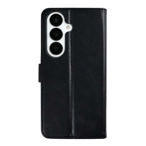 Rixus Bookcase für Samsung Galaxy S26 Plus – Schwarz