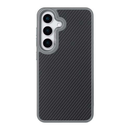 Rixus Mag Carbon MagSafe-kompatible Hülle für Samsung Galaxy S26 Plus – Titangrau