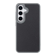 Rixus Mag Carbon MagSafe-kompatible Hülle für Samsung Galaxy S26 Plus – Titangrau