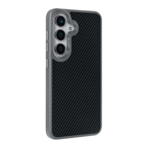 Rixus Mag Carbon MagSafe-kompatible Hülle für Samsung Galaxy S26 Plus – Titangrau