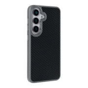 Rixus Mag Carbon MagSafe-kompatible Hülle für Samsung Galaxy S26 Plus – Titangrau