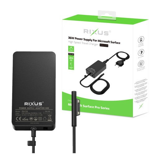 Rixus RXLC29 Microsoft Surface Laptop Oplader 36W