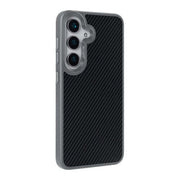 Rixus Mag Carbon MagSafe-kompatible Hülle für Samsung Galaxy S26 – Titangrau