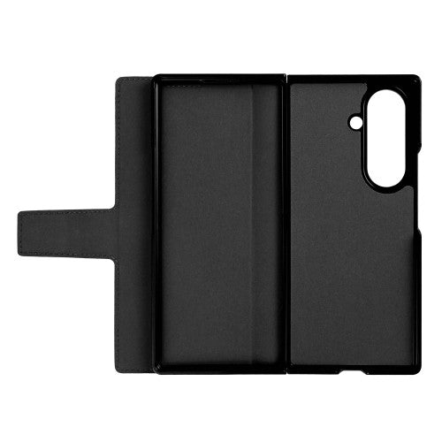 Rixus Wallet-Hülle mit Stifthalter für Samsung Galaxy Z Fold7 – Schwarz