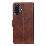 Rixus Bookcase für Samsung Galaxy A07 / A08 – Braun