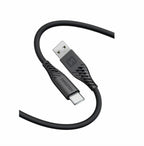 Swissten USB-C naar USB-A kabel – 0,4 Meter – Zwart voor snelle en flexibele oplading - Laad Centrum