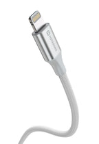 Swissten Textile II Lightning Kabel – 1,5 Meter – Wit: Stijlvol en Praktisch Voor Al Uw Apparaten - Laad Centrum