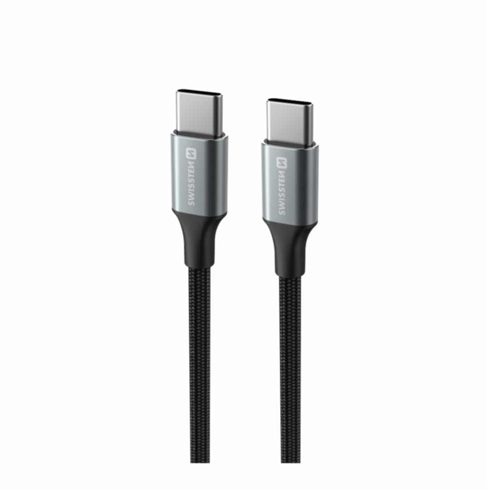 Swissten Textile II USB-C Kabel – Stijlvolle Oplossing voor Thuis en Onderweg - Laad Centrum