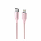 Swissten USB-C naar Lightning Kabel – 1,5 Meter in Roze voor Stijlvol en Efficiënt Opladen - Laad Centrum