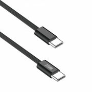 Wave WA-354 USB-C-auf-USB-C-Datenkabel, 1 m – Schwarz