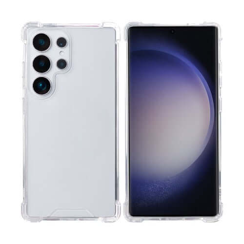 Rixus Anti-Burst-Hülle für Samsung Galaxy S25 Ultra – Transparent
