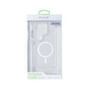 Rixus Anti-Burst Hülle für Samsung Galaxy S25 Ultra – MagSafe-kompatibel, Transparent