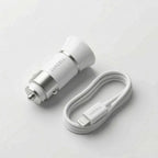 Car Charger Dual USB-A Port met Micro-USB Kabel 3.4A – Wit - Laad Centrum