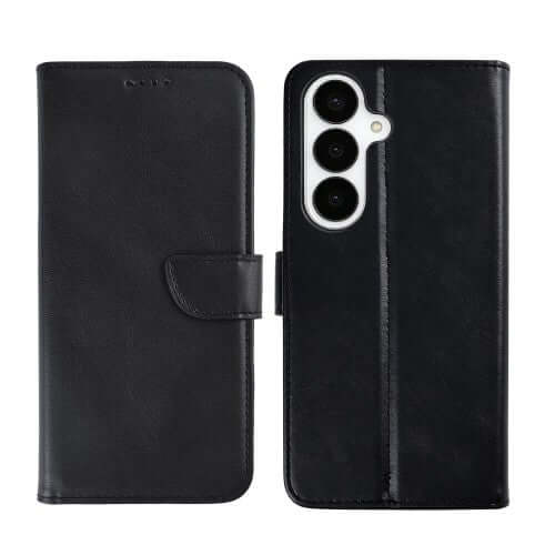 Rixus Bookcase für Samsung Galaxy S26 Plus – Schwarz