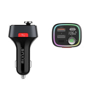 Rixus RXBT28 Bluetooth FM-transmitter voor Auto – Zwart