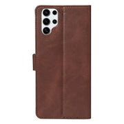 Rixus Bookcase für Samsung Galaxy S25 Ultra – Braun