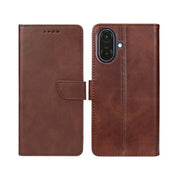 Rixus Bookcase für Samsung Galaxy A07 / A08 – Braun
