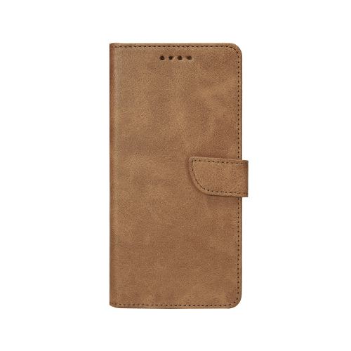 Rixus Bookcase für Samsung Galaxy A06 – Hellbraun