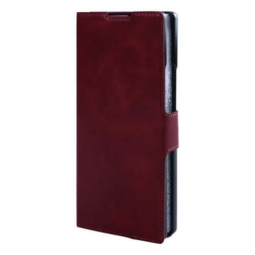 Rixus Wallet-Hülle mit Stifthalter für Samsung Galaxy Z Fold7 – Rot