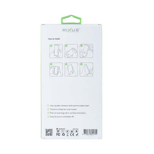 Rixus Anti-Burst Hülle für Samsung Galaxy S24 FE – Transparent