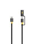 Tactical Stinger USB-C Kabel - 1,5 Meter - Zwart voor Efficiënt Opladen