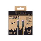 Lange USB-C Kabel - Tactical Fast Rope Aramid 2.0, 2 Meter