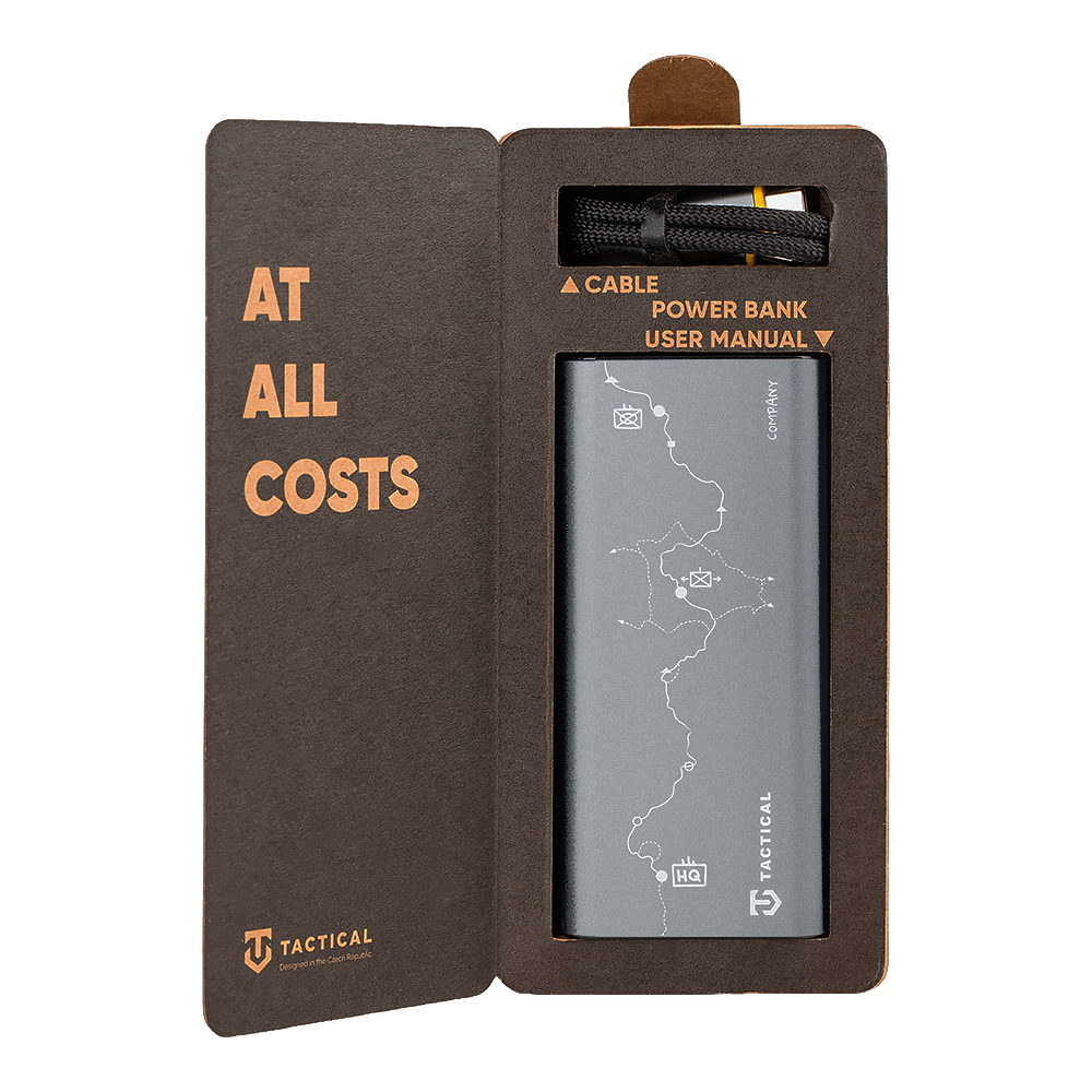 Tactical Squad Company Powerbank 30W – 10.000 mAh – USB-C – Grijs - Laad Centrum