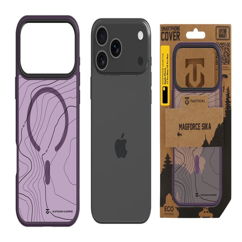 Tactical MagForce Hyperstealth Sika Hülle für iPhone 17 Pro Max / 18 Pro Max – Burgundy Smoke