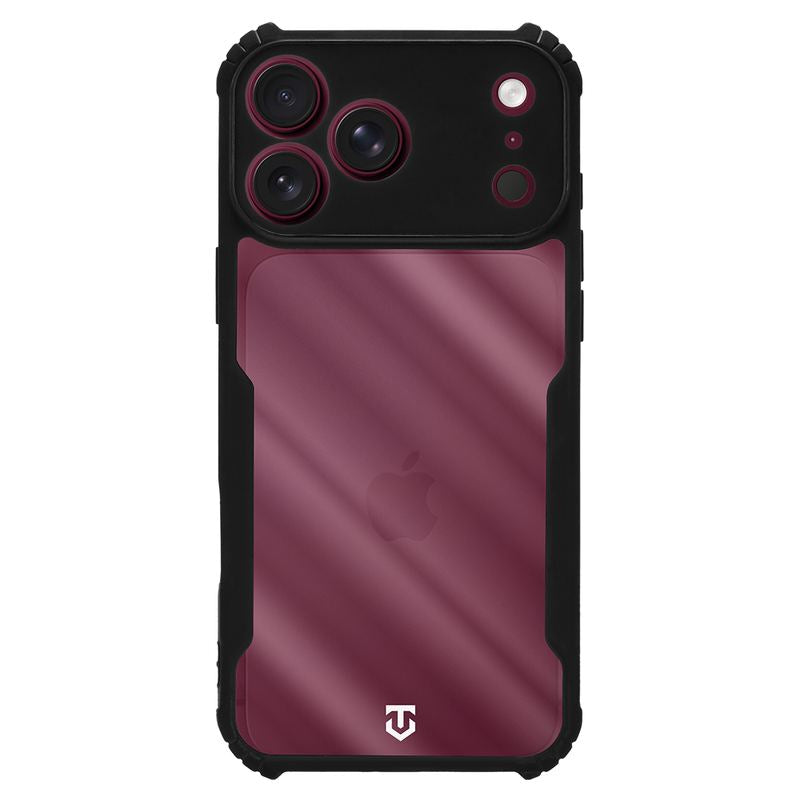 Tactical Quantum Stealth Hülle für iPhone 17 Pro Max / 18 Pro Max – Clear Black