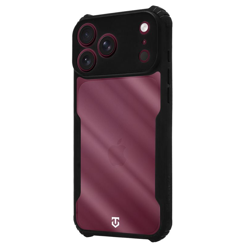 Tactical Quantum Stealth Hülle für iPhone 17 Pro Max / 18 Pro Max – Clear Black