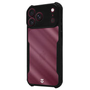 Tactical Quantum Stealth Hülle für iPhone 17 Pro Max / 18 Pro Max – Clear Black