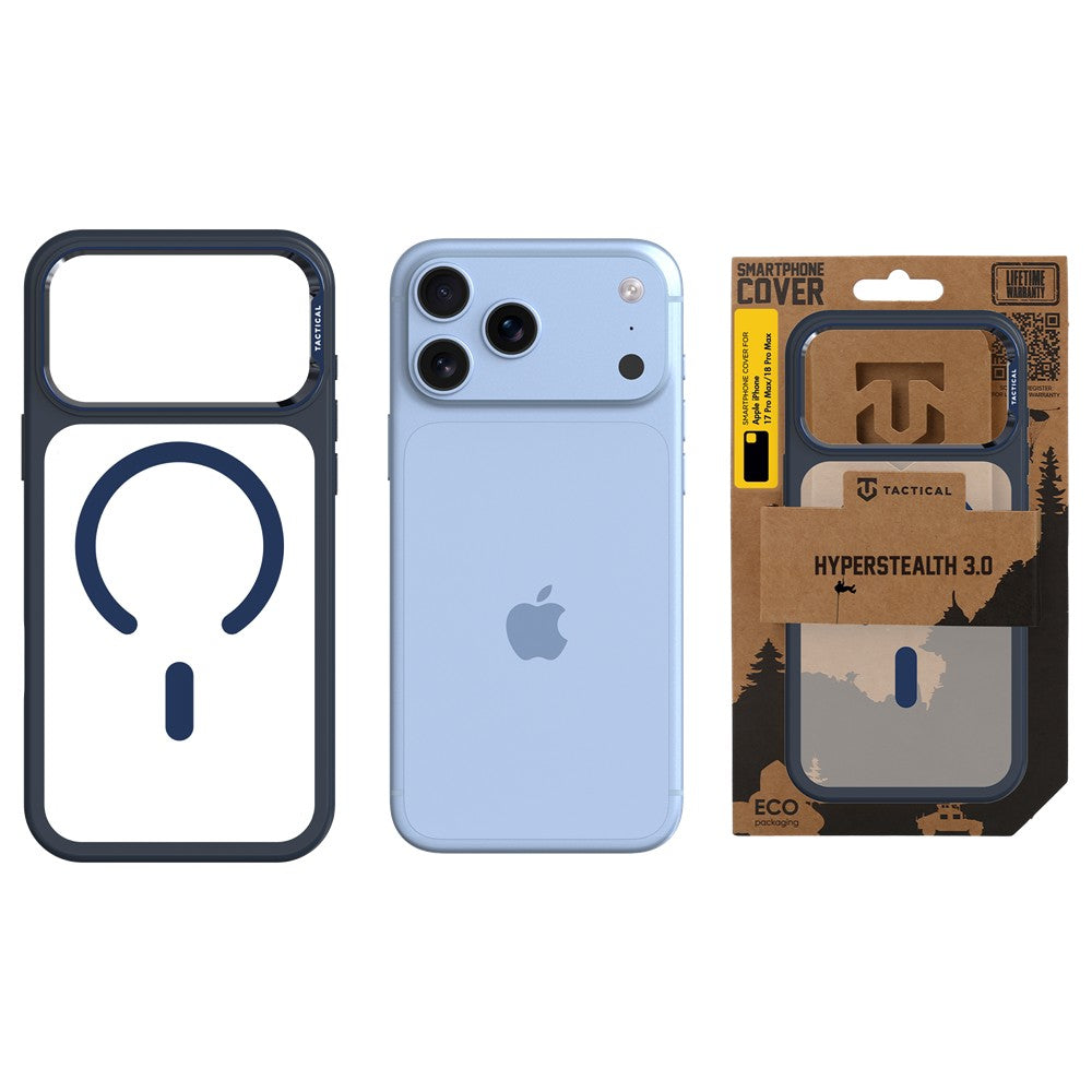 Tactical MagForce Hyperstealth 3.0 Hülle für iPhone 17 Pro Max / 18 Pro Max – Deep Blue