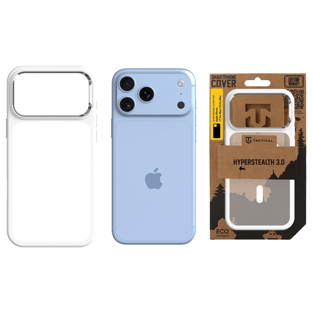 Tactical MagForce Hyperstealth 3.0 Hülle für iPhone 17 Pro Max / 18 Pro Max – Snow White