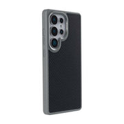 Rixus Mag Carbon Hülle für Samsung Galaxy S25 Ultra – MagSafe-kompatibel, Titangrau