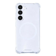 Rixus Anti-Burst Hülle für Samsung Galaxy S25 FE – MagSafe-kompatibel, transparent
