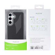 Rixus Mag Carbon MagSafe-kompatible Hülle für Samsung Galaxy S26 – Titangrau