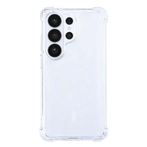 Rixus Anti-Burst Hülle für Samsung Galaxy S26 Ultra – MagSafe-kompatibel, transparent
