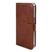 Rixus Bookcase für Samsung Galaxy S25 Edge – Braun