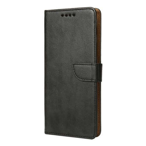 Rixus Bookcase für Samsung Galaxy A07 / A08 – Schwarz