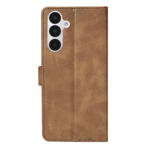 Rixus Bookcase für Samsung Galaxy A16 4G / 5G – Hellbraun