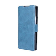 Rixus Wallet-Hülle mit Stifthalter für Samsung Galaxy Z Fold6 – Sierrablau