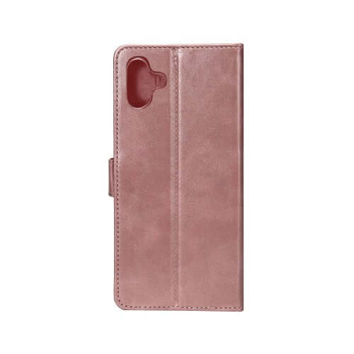 Rixus Bookcase für Samsung Galaxy A06 – Rosa