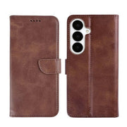 Rixus Bookcase für Samsung Galaxy S26 Plus – Braun