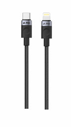iPeax USB-C naar Lightning kabel - 1 Meter Zwart voor snelladen en modern gemak