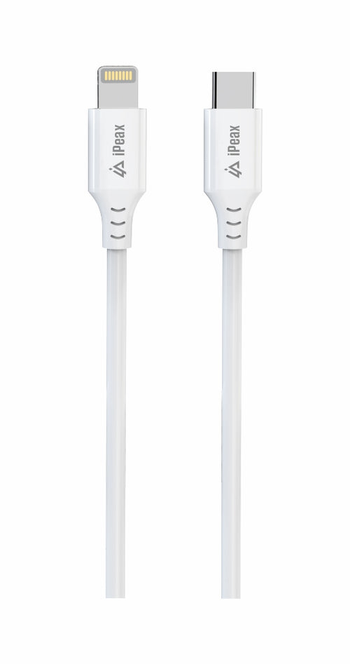 iPeax USB-C naar Lightning Kabel – 1 Meter – Wit - Laad Centrum