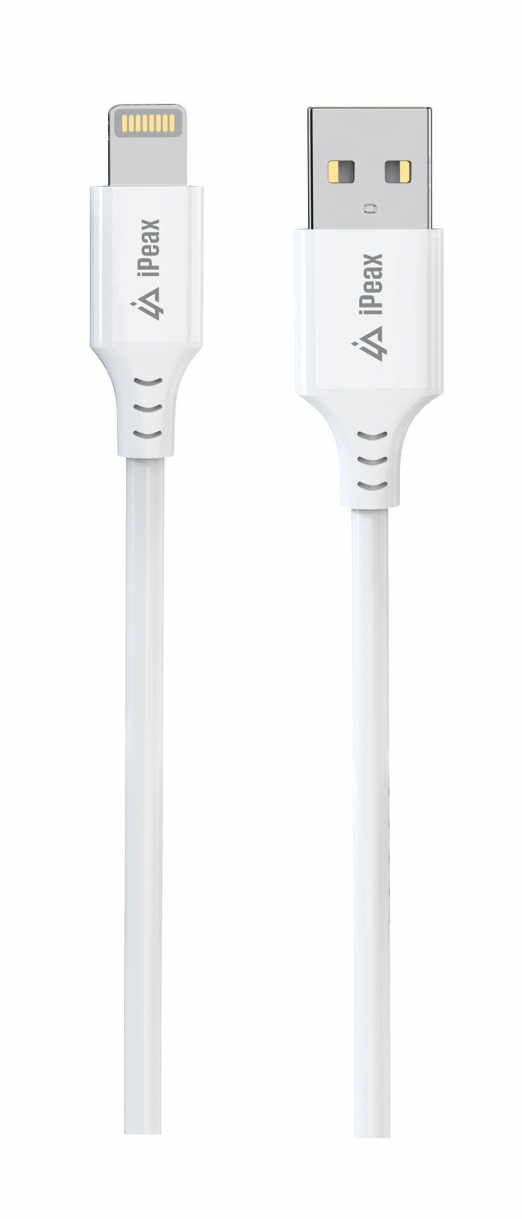 iPeax USB-A naar Lightning Kabel – 1 Meter – Wit - Perfect voor al jouw Apple-apparaten